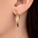 Серьги из красного золота