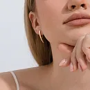 Серьги из красного золота