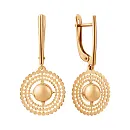 Серьги из красного золота