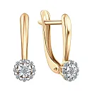 Серьги из красного золота