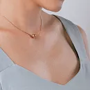 Колье из красного золота