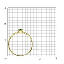 Кольцо из желтого золота