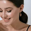 Серьги из красного золота