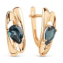 Серьги из красного золота