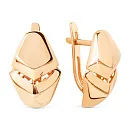 Серьги из красного золота