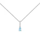 Подвеска из белого золота