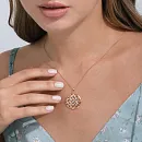 Подвеска из красного золота