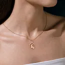 Подвеска из красного золота