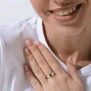 Кольцо из красного золота