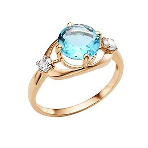 Кольцо из красного золота