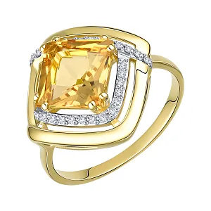 Кольцо из желтого золота