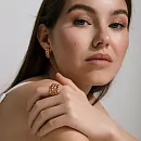 Серьги из красного золота