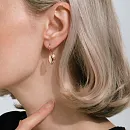 Серьги из красного золота