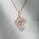 Подвеска из красного золота