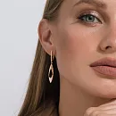 Серьги из красного золота