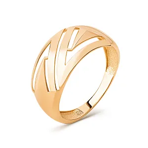 Кольцо из красного золота