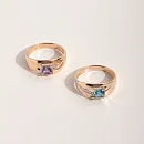 Кольцо из красного золота