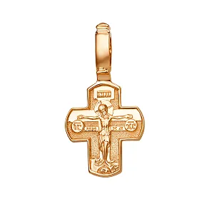 Крест из красного золота