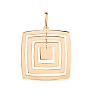 Подвеска из красного золота