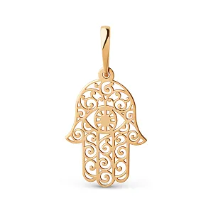 Подвеска из красного золота