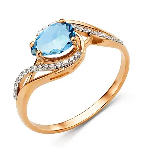 Кольцо из красного золота