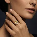 Кольцо из желтого золота