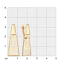 Серьги из красного золота