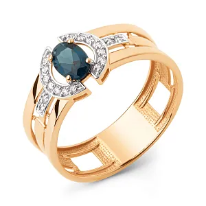 Кольцо из красного золота