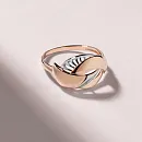 Кольцо из красного золота