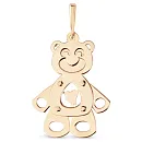 Подвеска из красного золота