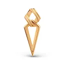 Серьги из красного золота