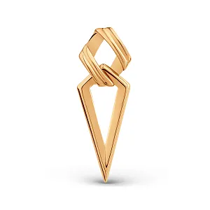 Серьги из красного золота