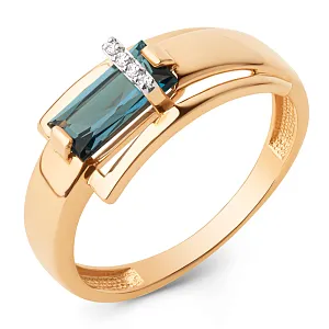 Кольцо из красного золота