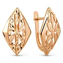 Серьги из красного золота