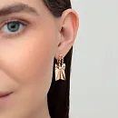 Серьги из красного золота