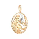 Подвеска из красного золота