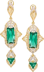 Серьги из желтого золота