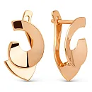 Серьги из красного золота