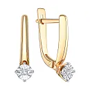 Серьги из красного золота