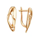 Серьги из красного золота