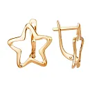 Серьги из красного золота