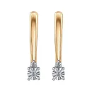 Серьги из красного золота