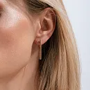 Серьги из красного золота