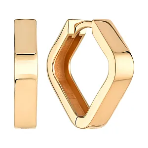 Серьги из красного золота