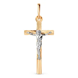 Крест из красного золота