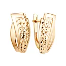 Серьги из красного золота