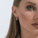 Серьги из красного золота