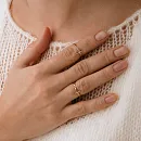 Кольцо из красного золота