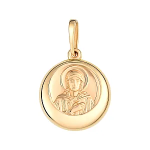 Подвеска из красного золота