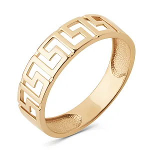 Кольцо из красного золота